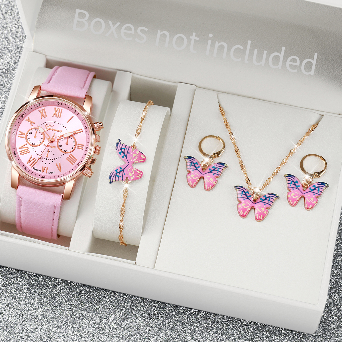Luxury Watch Packaging Box - 5/6PCS Luxury Women Watches Jewelry Set