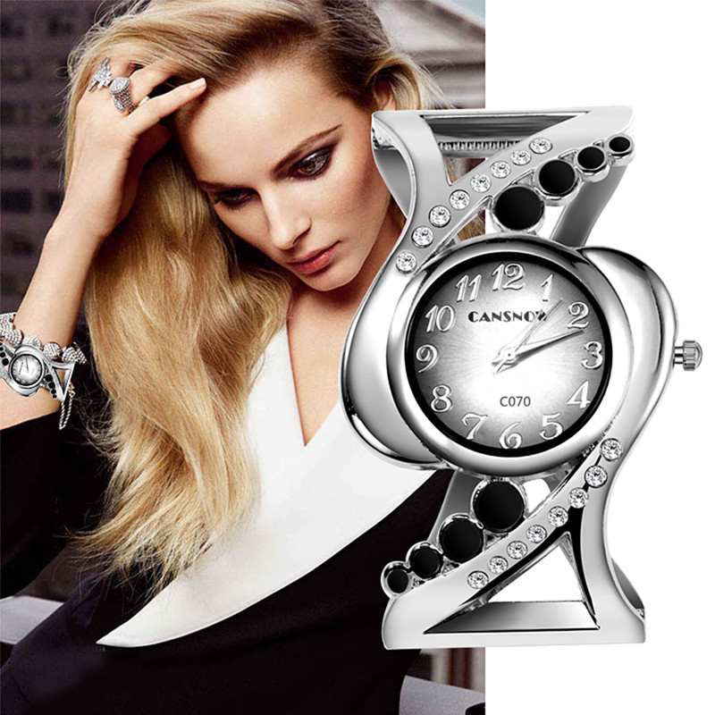 Luxury Watch Girl - Women Bangle Wristwatch Crystal Luxury Ladies