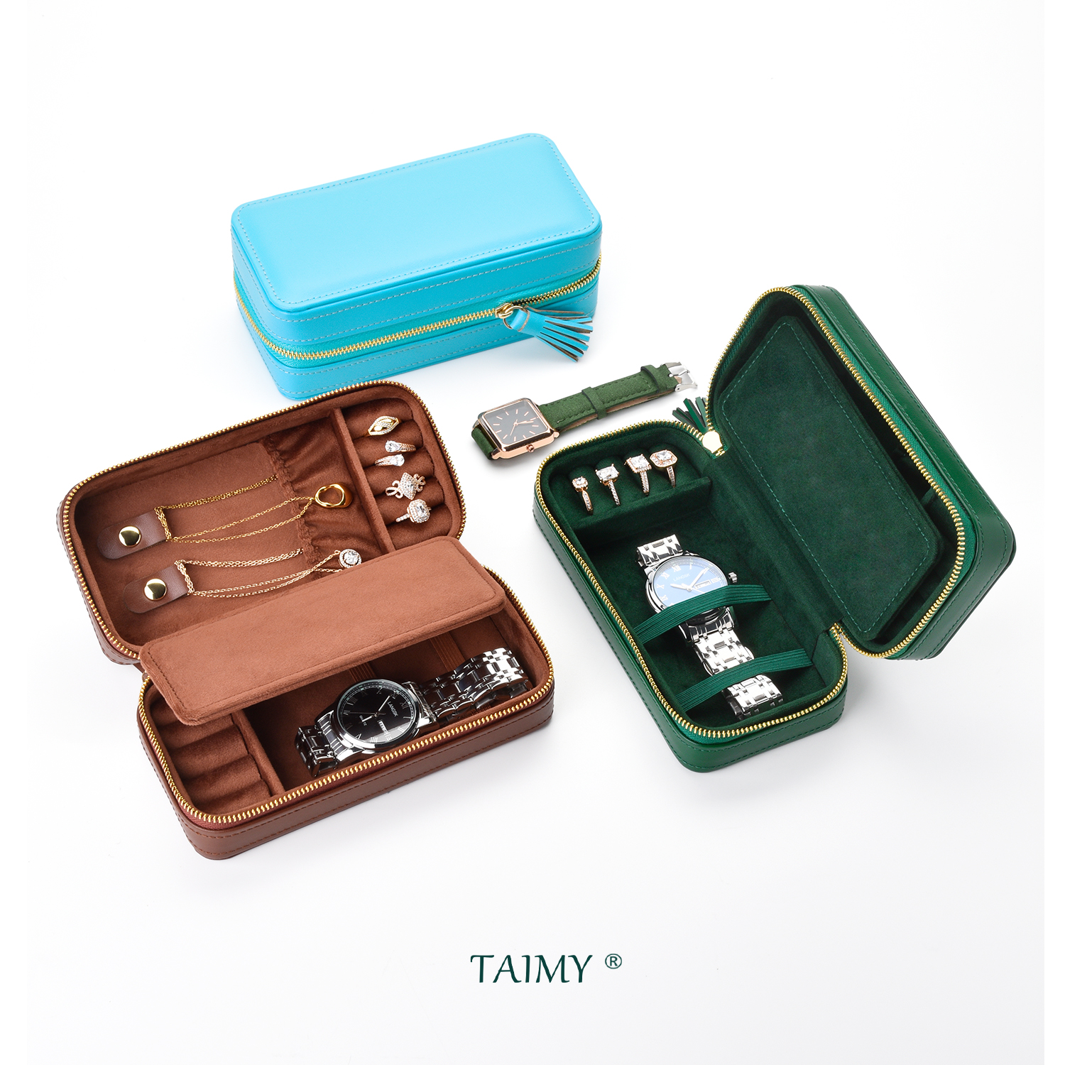 Luxury Pu Leather Jewelry Box  - Luxury Watch Travel Case recension och pris