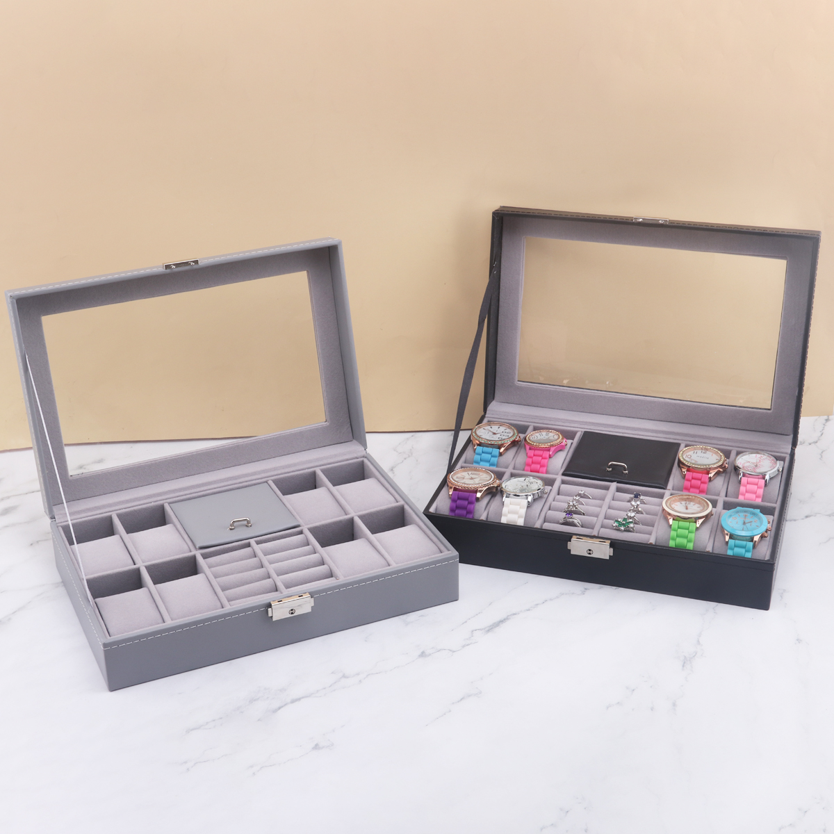 8-grid light luxury watch and  - Luxury Watch Packaging Box recension och pris