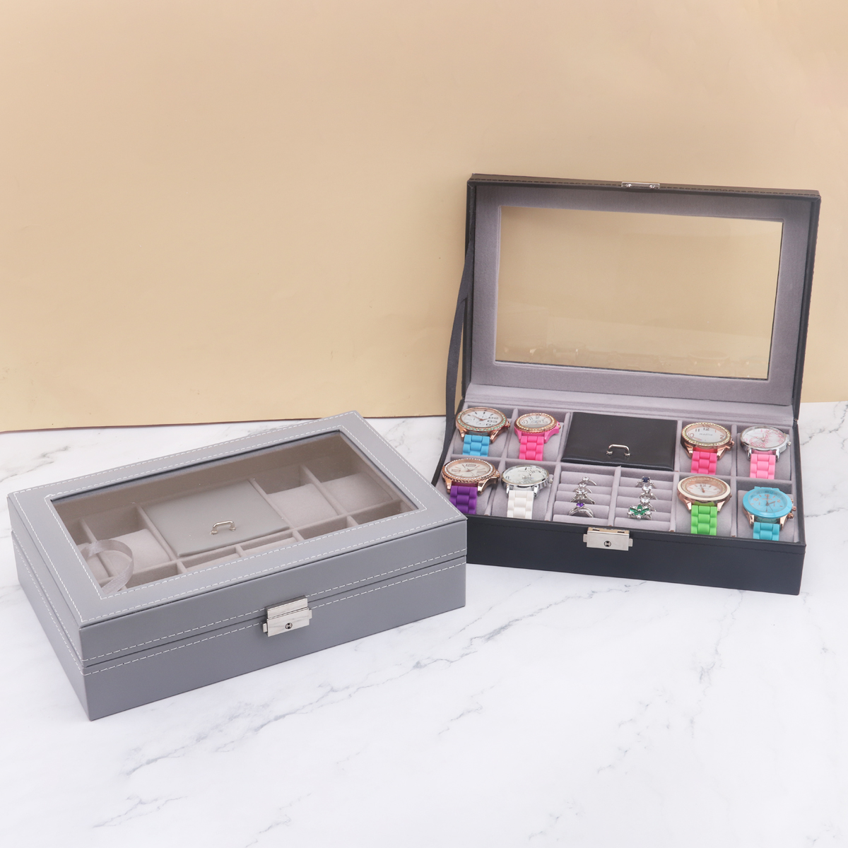 8-grid light luxury watch and  - Luxury Watch Packaging Box recension och pris