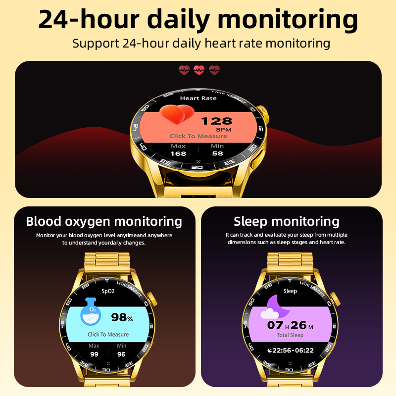 LIGE Luxury Men Sport Smart Wa - Luxury Watch In The World recension och pris