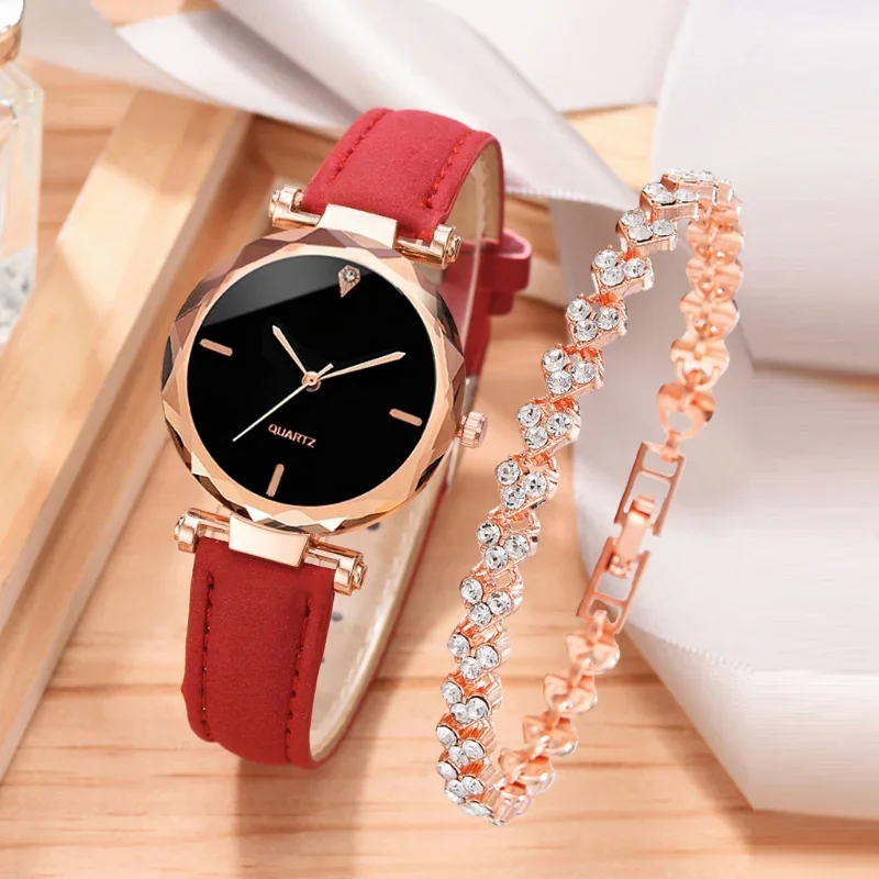 2pcs Luxury Fashion Women Watc - Luxury Watch Girl recension och pris