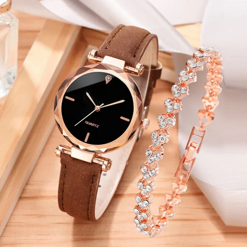 2pcs Luxury Fashion Women Watc - Luxury Watch Girl recension och pris