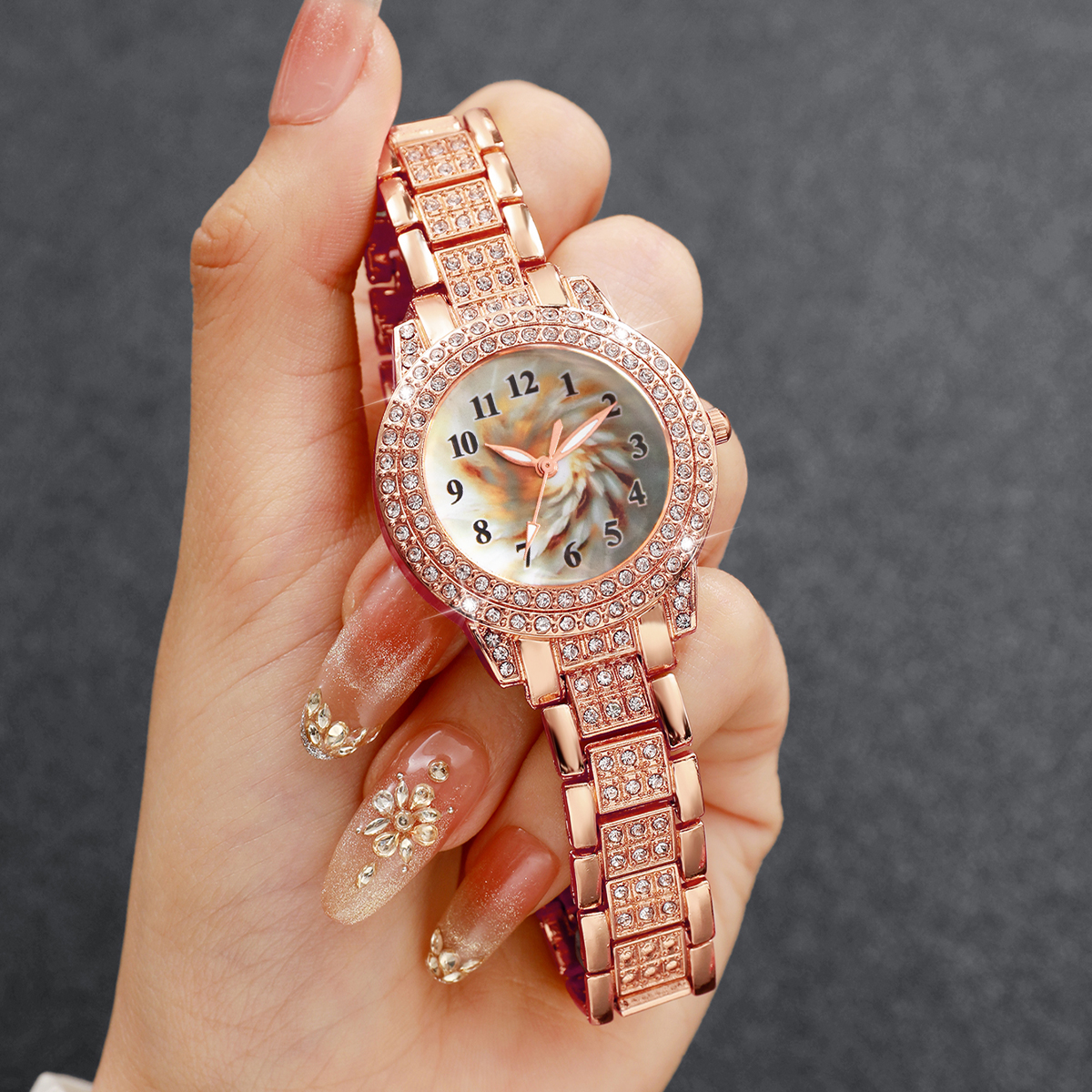 6PCS Luxury Rhinestone Women Q - Luxury Watch Packaging Box recension och pris