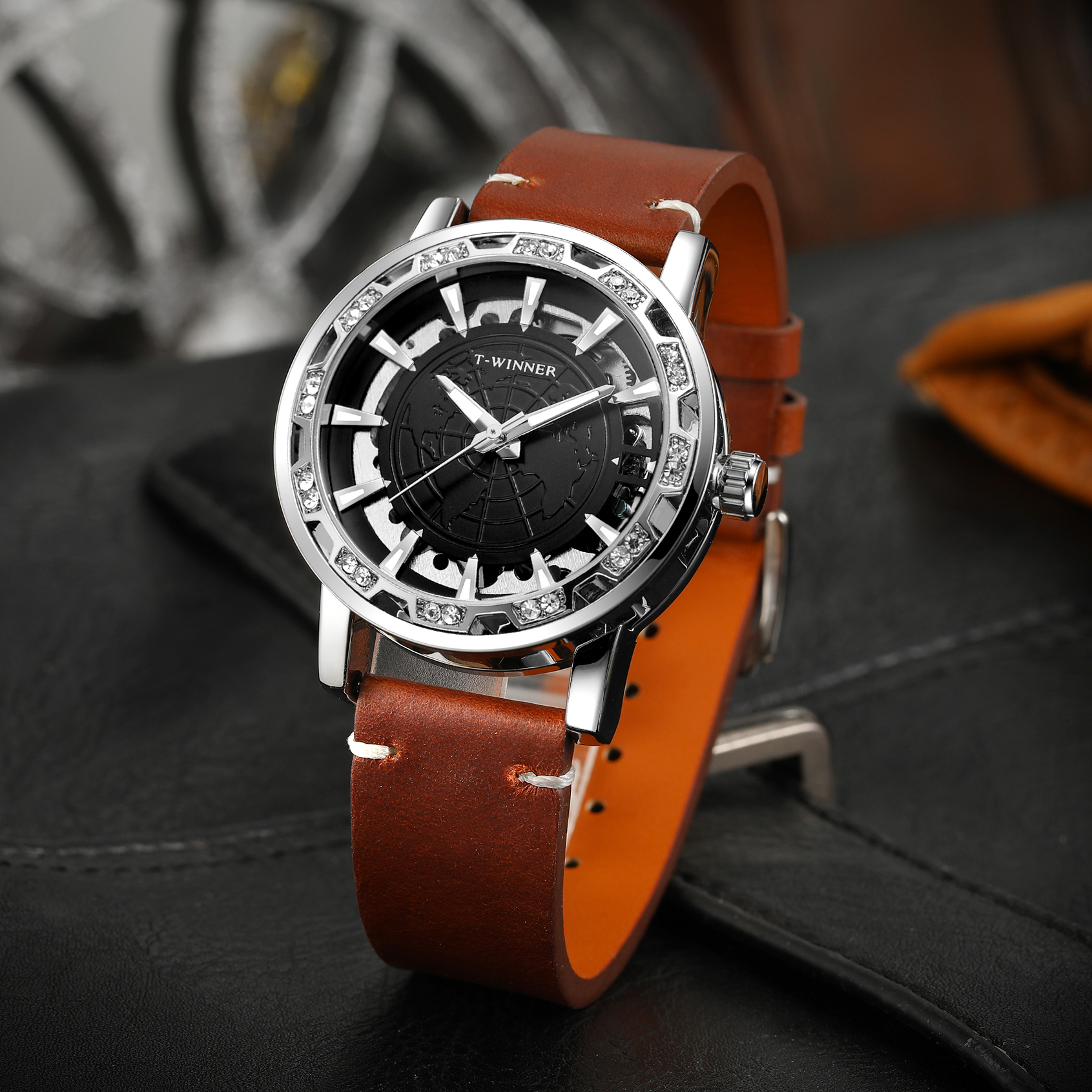 T-WINNER World Map Dial Manual - Luxury Watch In The World recension och pris