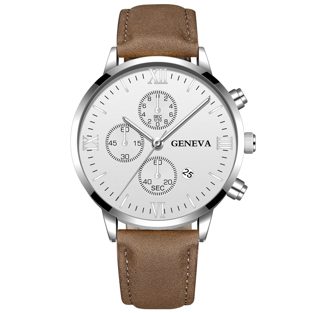 Geneva Fashion  Men Date Alloy - Luxury Watch Packaging Box recension och pris