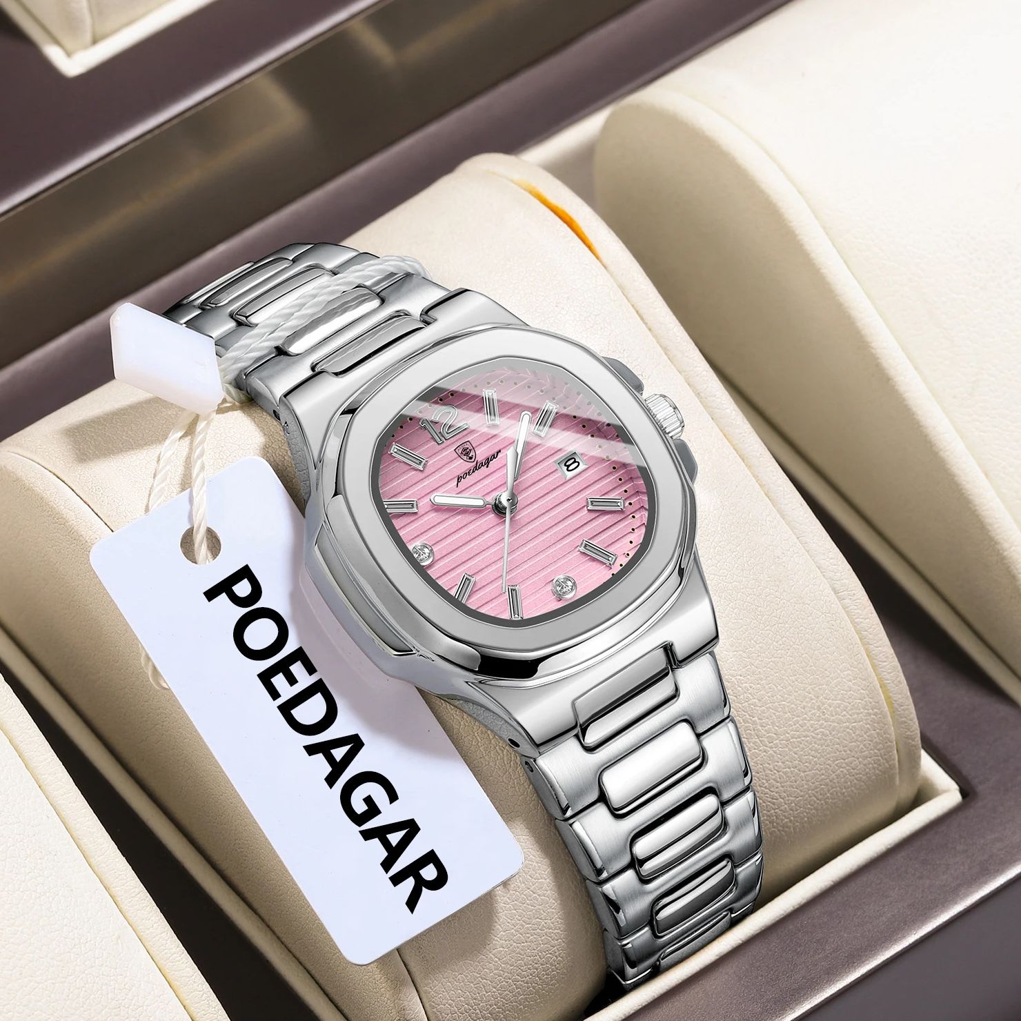 POEDAGAR Square Fashion Woman  - Luxury Watch Girl recension och pris