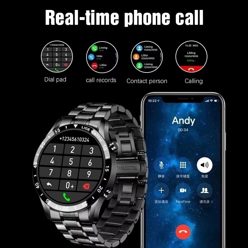 Luxury Steel Smart Watch Men S - Luxury Watch In The World recension och pris