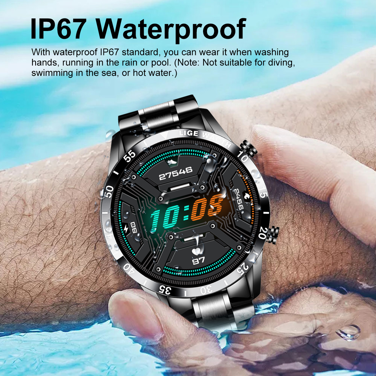 Luxury Steel Smart Watch Men S - Luxury Watch In The World recension och pris