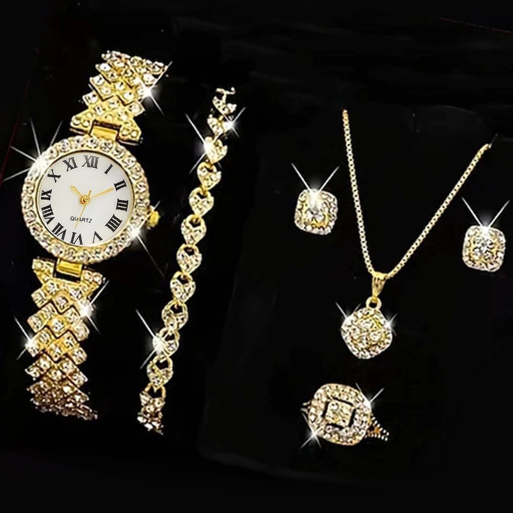 6PCS/Set Luxury Rhinestone Wom - Luxury Watch Packaging Box recension och pris