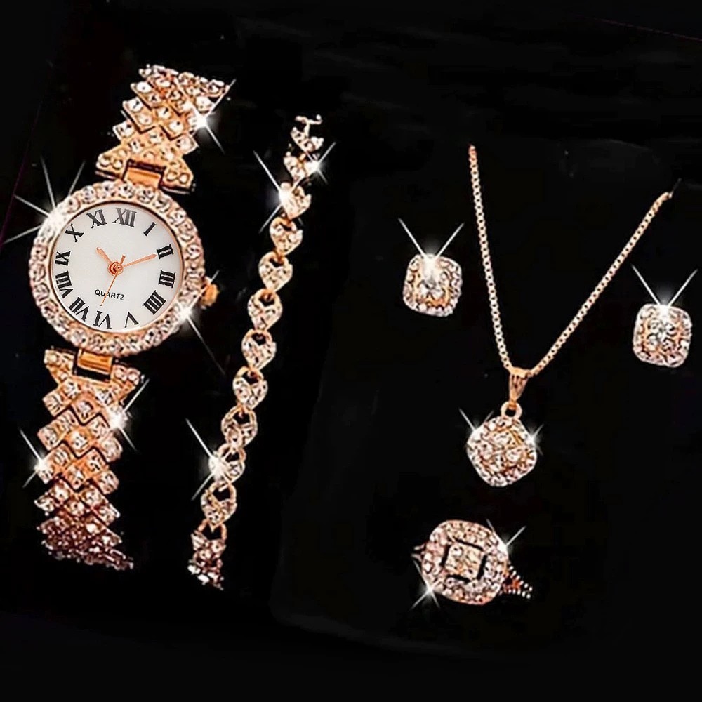 6PCS/Set Luxury Rhinestone Wom - Luxury Watch Packaging Box recension och pris