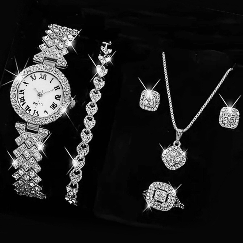 6PCS/Set Luxury Rhinestone Wom - Luxury Watch Packaging Box recension och pris