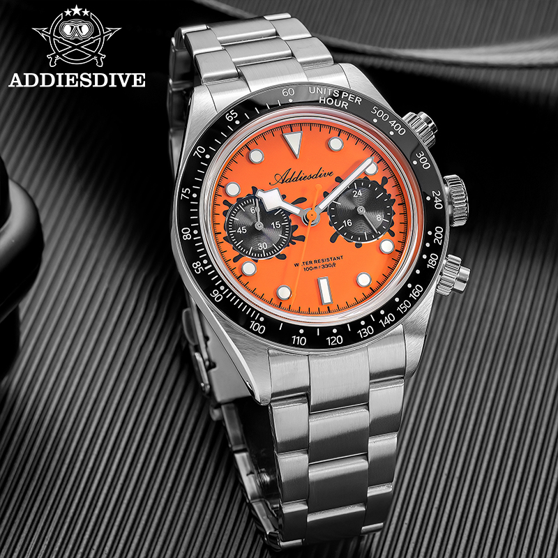 ADDIESDIVE New Quartz Chronogr - Zero Luxury Watch recension och pris