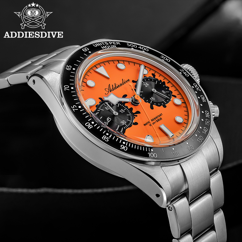 ADDIESDIVE New Quartz Chronogr - Zero Luxury Watch recension och pris