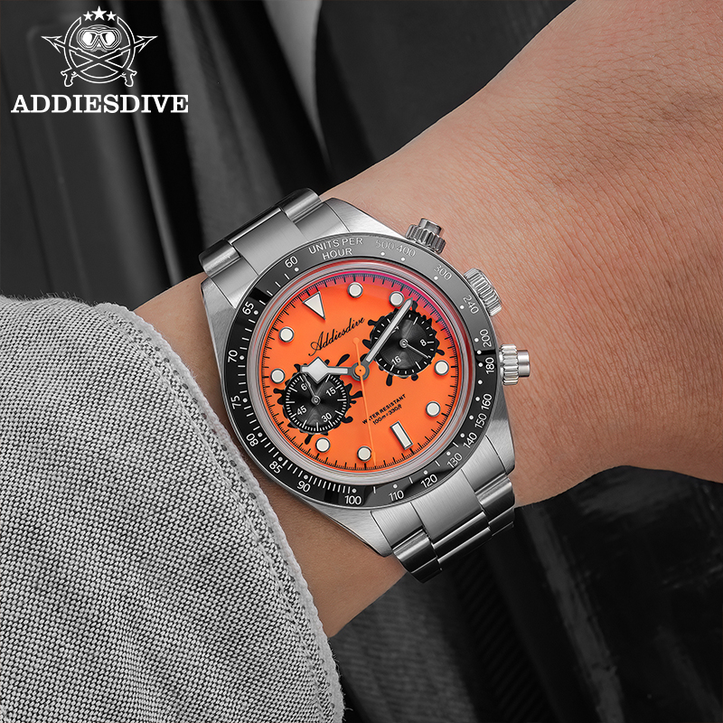 ADDIESDIVE New Quartz Chronogr - Zero Luxury Watch recension och pris