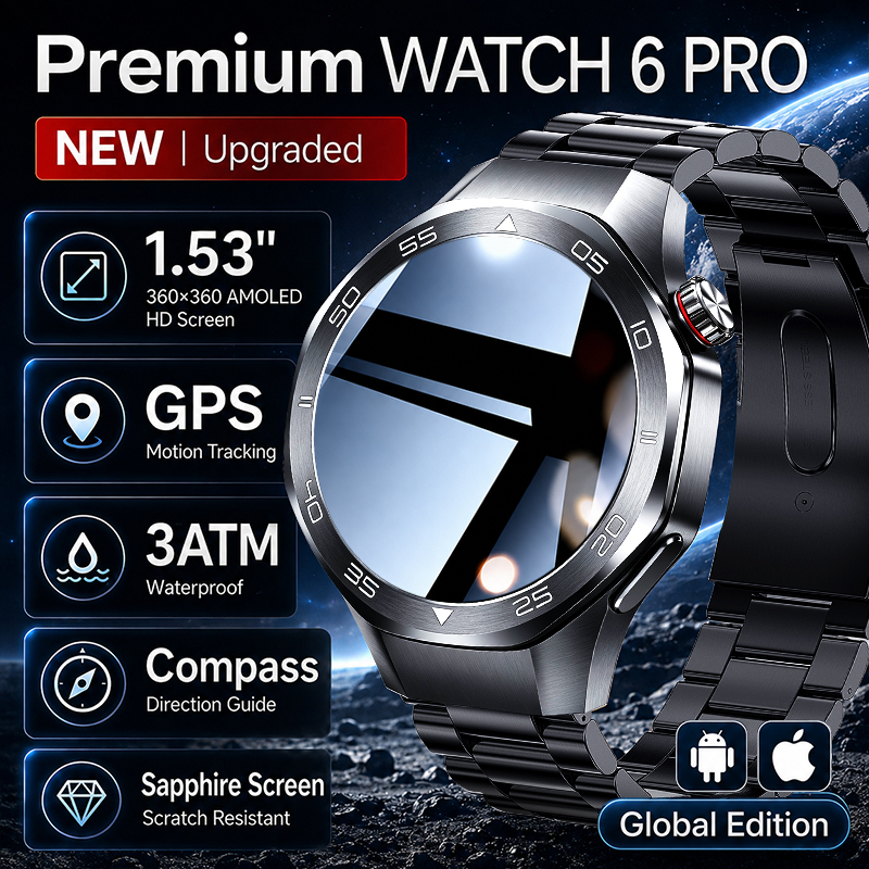 2026 Premium Watch 6 Pro Smart - Luxury Watch In The World recension och pris