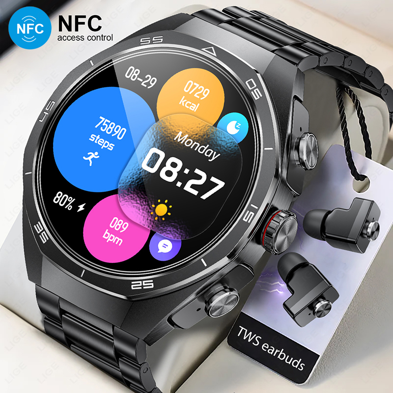 TWS Music Watches Earbuds Smar - Luxury Watch In The World recension och pris