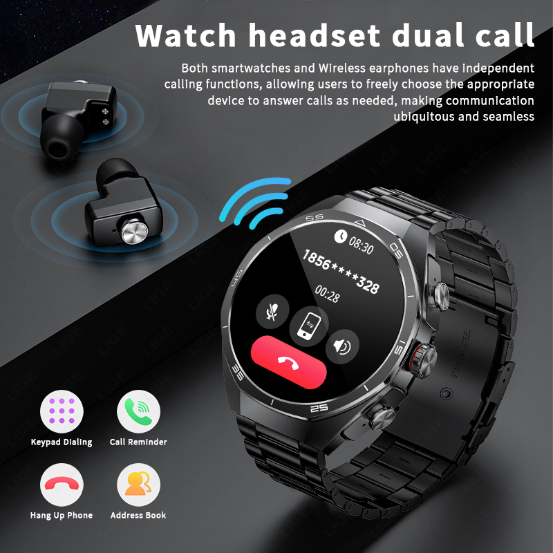 TWS Music Watches Earbuds Smar - Luxury Watch In The World recension och pris