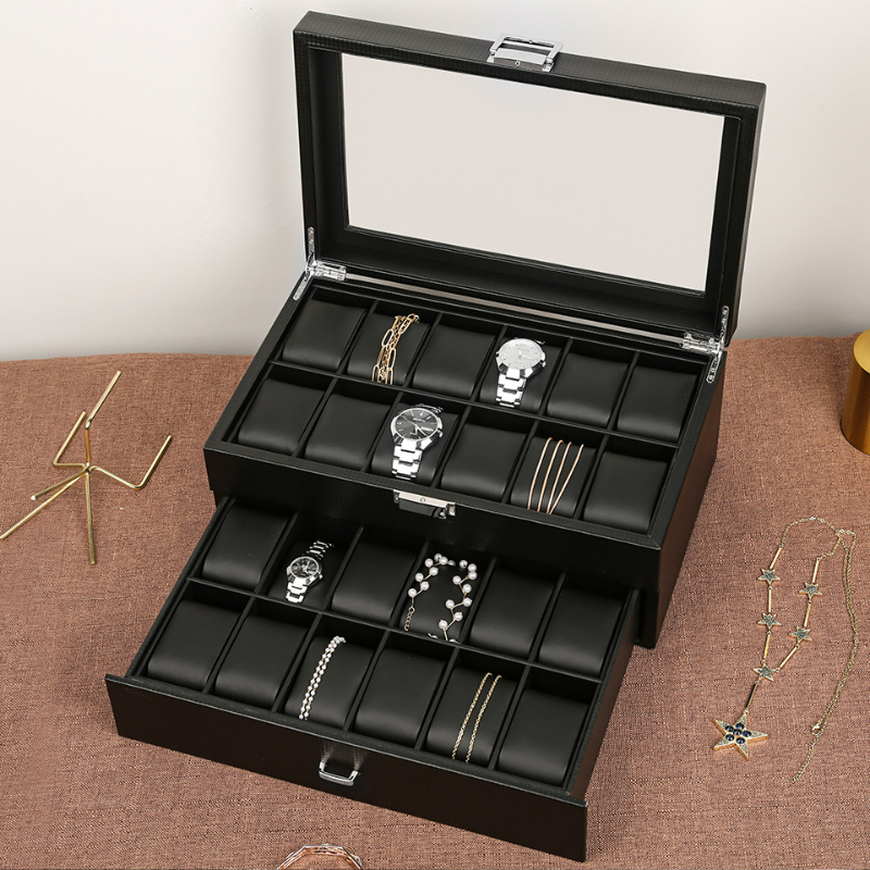 Luxury Watch Box Organizer Bla - Luxury Watch Packaging Box recension och pris
