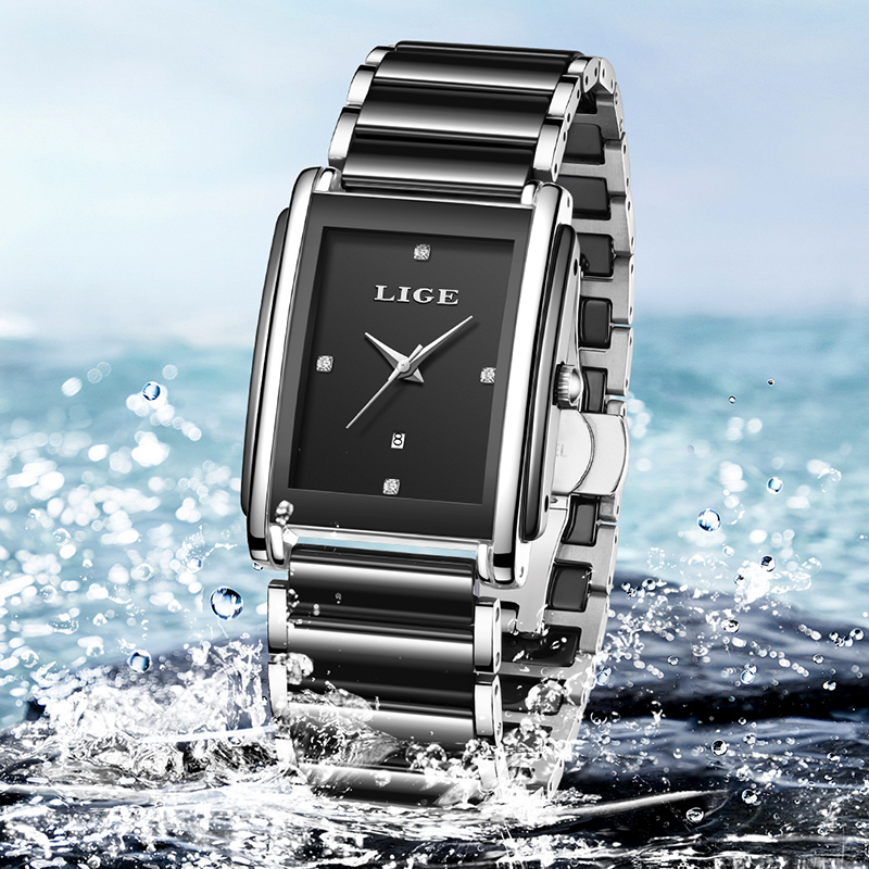 LIGE New Luxury Women Watches  - Luxury Watch Packaging Box recension och pris