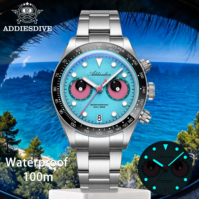 ADDIESDIVE NEW AD2557 Eyes Dia - Zero Luxury Watch recension och pris
