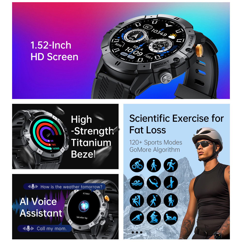 Outdoor Military Smart Watch B - Luxury Watch In The World recension och pris