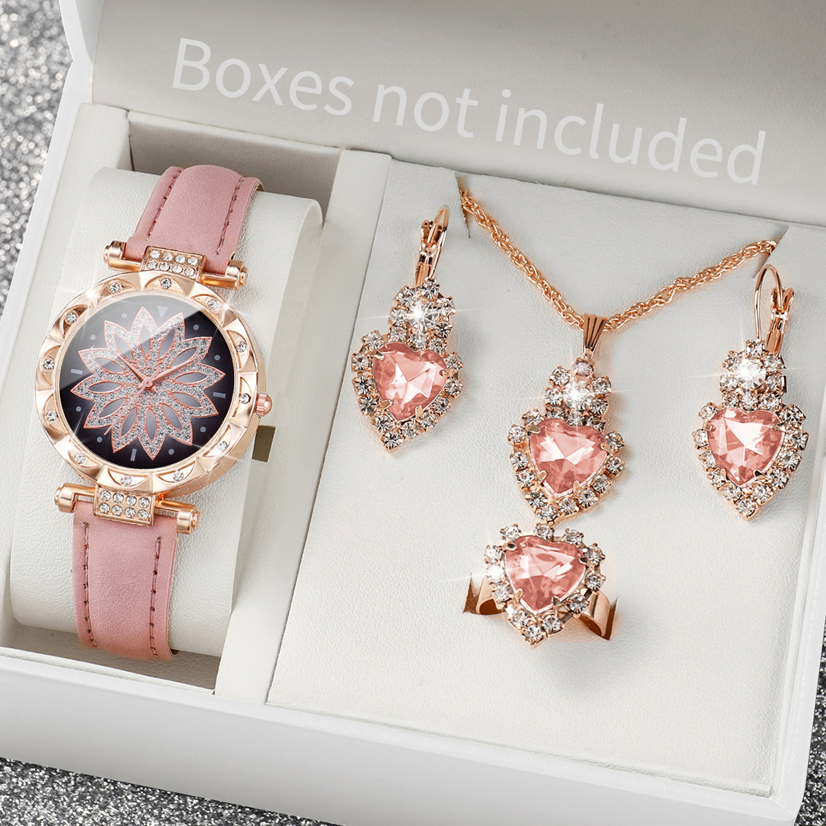 5PCS/Set Luxury Rhinestone Wom - Luxury Watch Packaging Box recension och pris