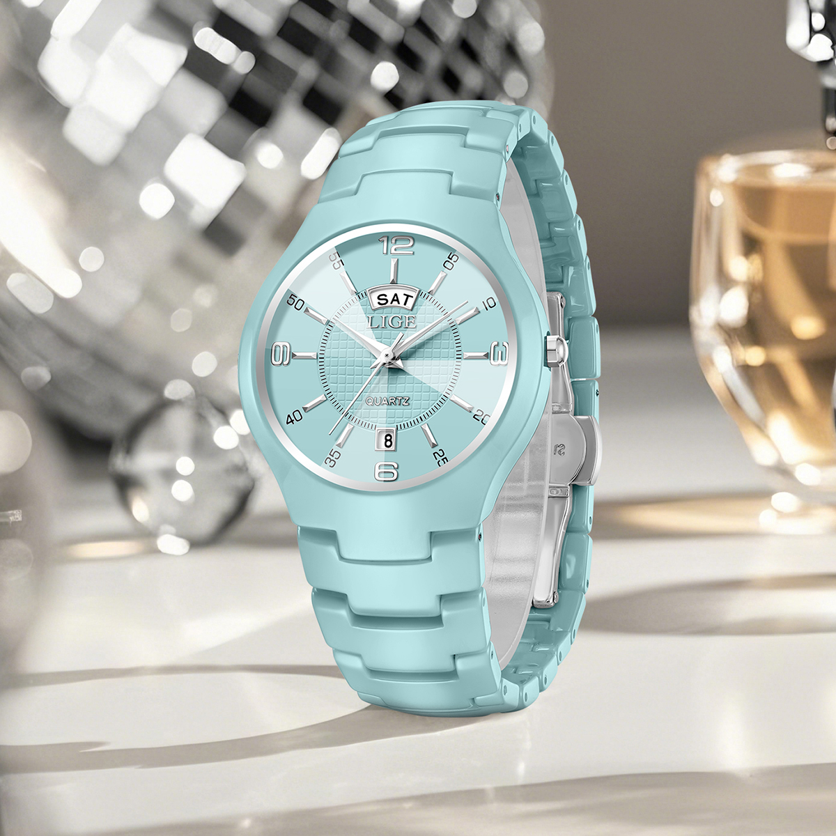LIGE Luxury Elegant Quartz Wom - Luxury Watch Women recension och pris