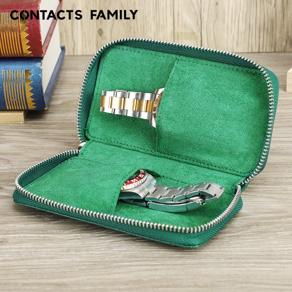 CONTACTS FAMILY Luxury Pouch w - Luxury Watch Travel Case recension och pris