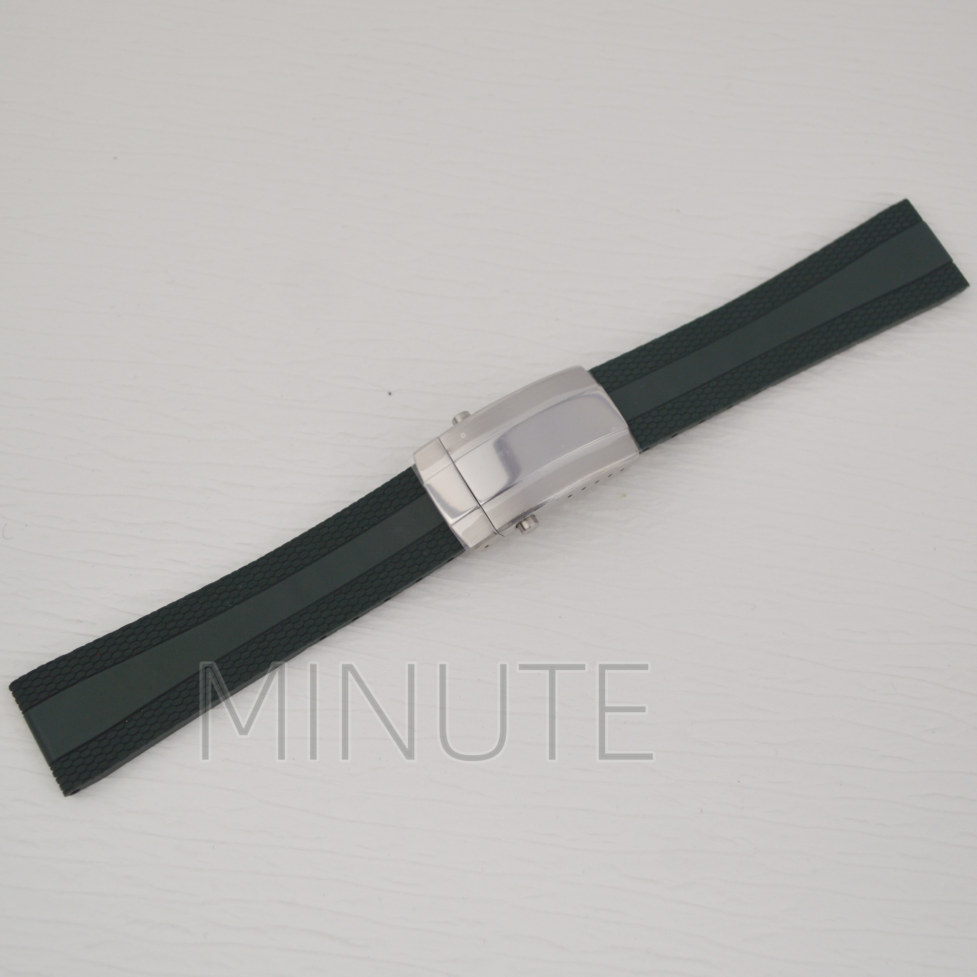 22mm Watch Strap Rubber Bracel - Luxury Watch Repair recension och pris