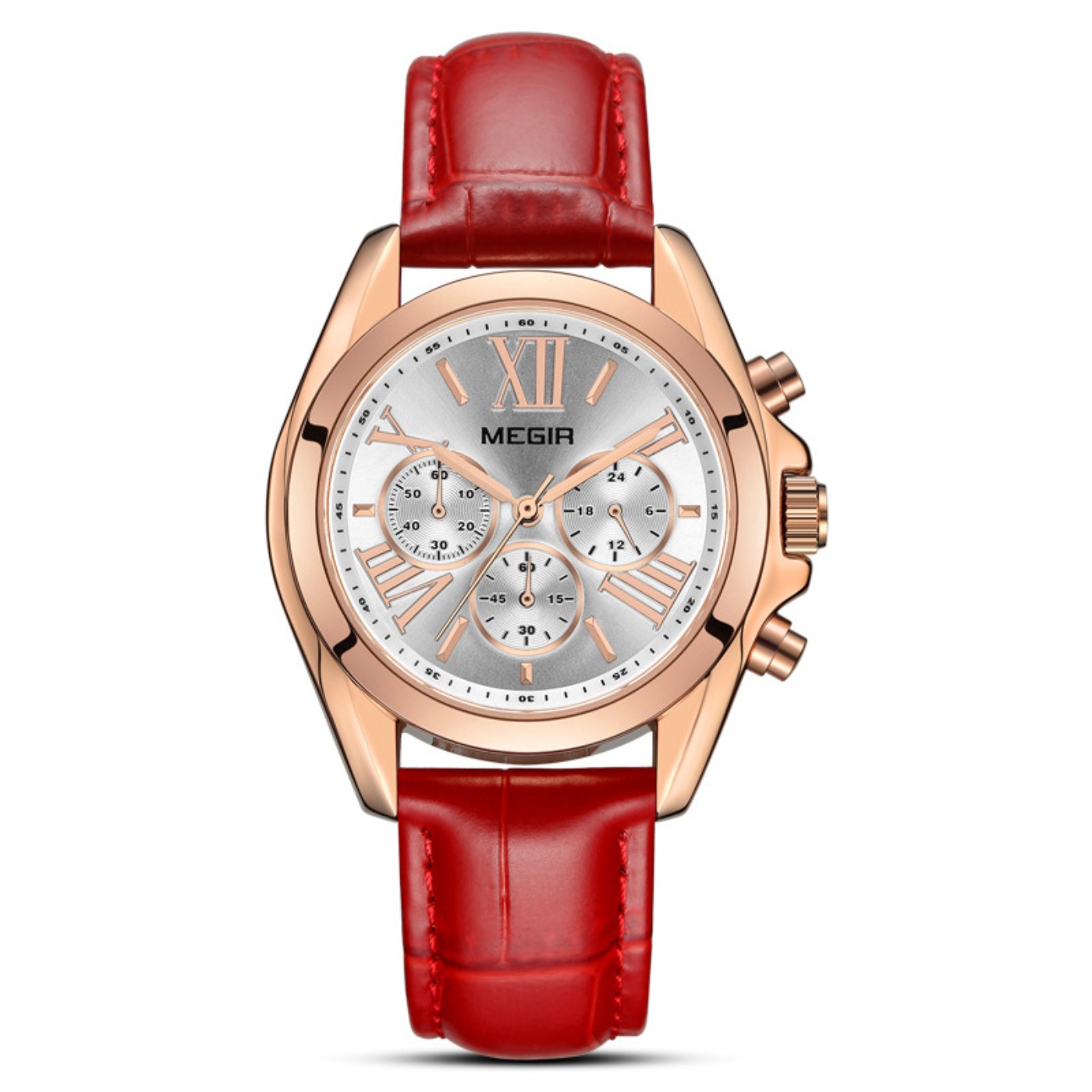 MEGIR New Luxury Leather Watch - Luxury Watch & Jewellery Recensioni recension och pris