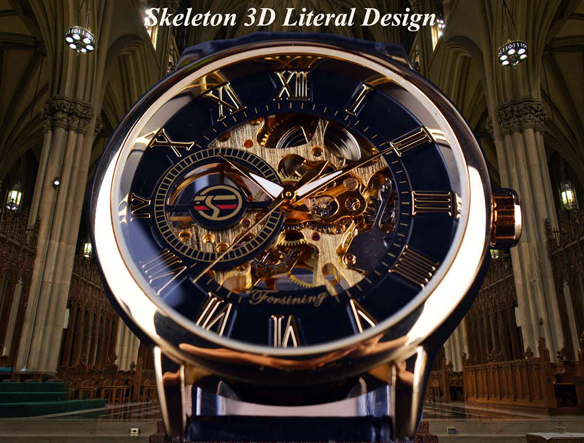 Forsining 3d Logo Design Hollo - Luxury Watch Packaging Box recension och pris