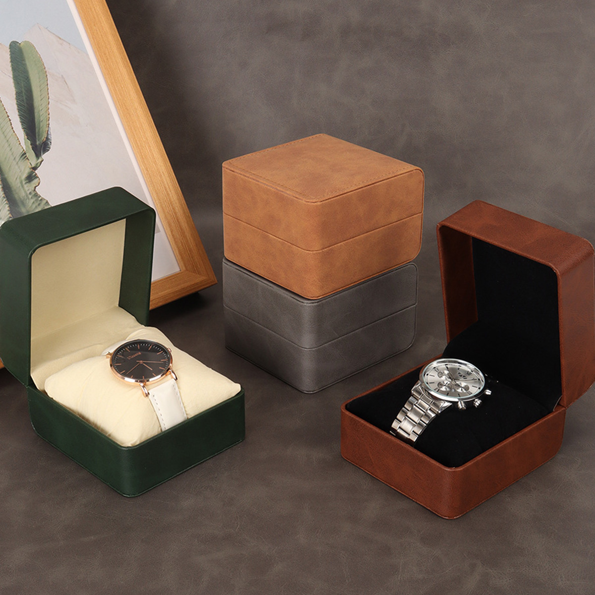 Luxury Watch Case PU Leather J - Luxury Watch Packaging Box recension och pris