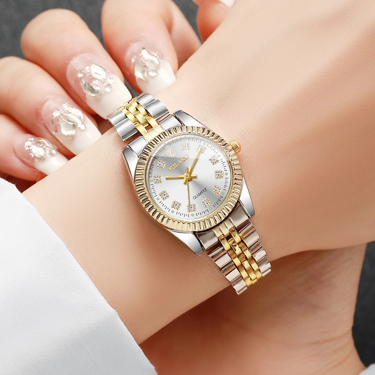 Fashion Rhinestone Women Quart - Luxury Watch Packaging Box recension och pris