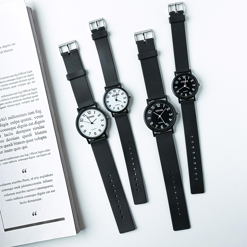Simple Black Watch Quartz Watc - Luxury Watch Girl recension och pris