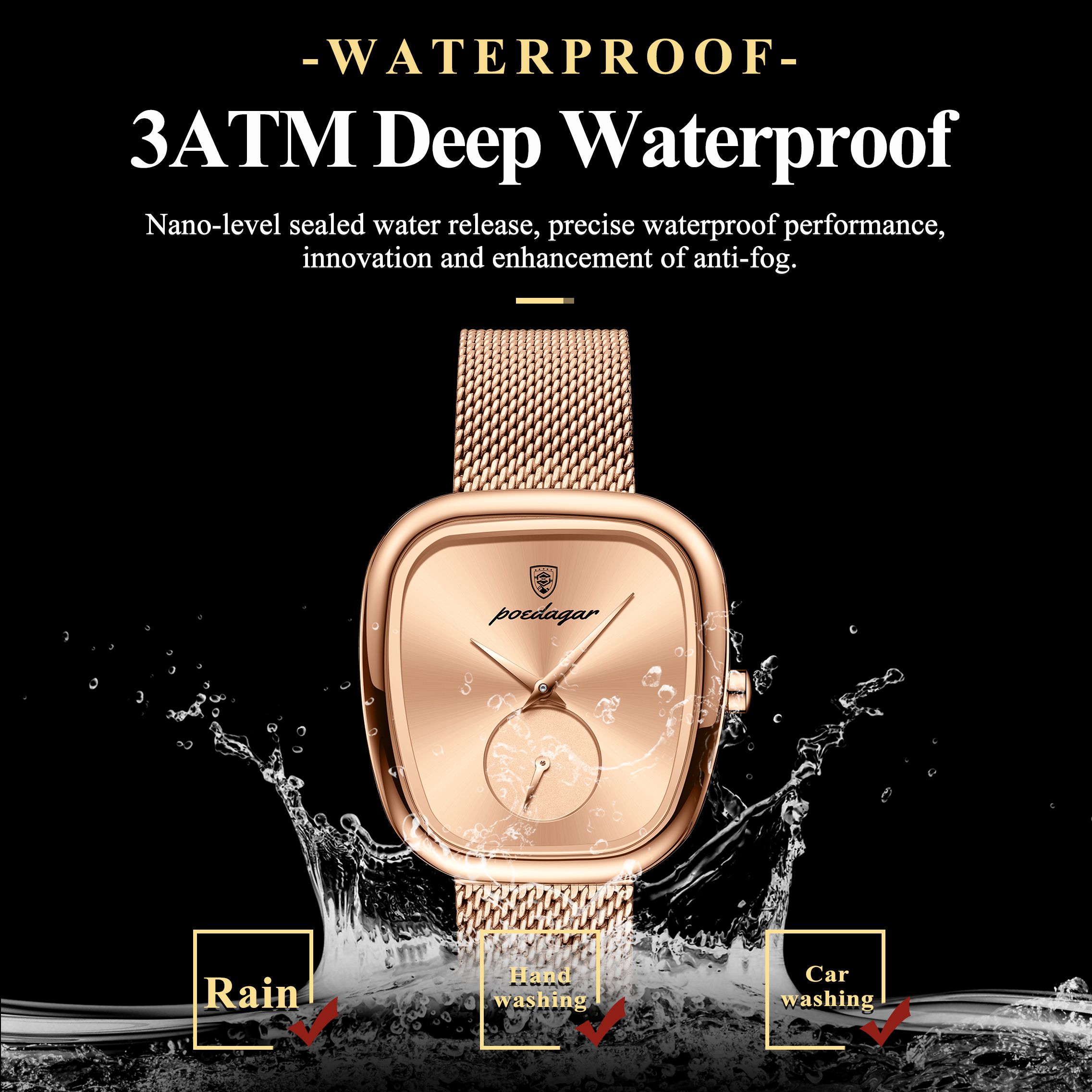 POEDAGAR Luxury Brand Woman Wa - Luxury Watch Girl recension och pris