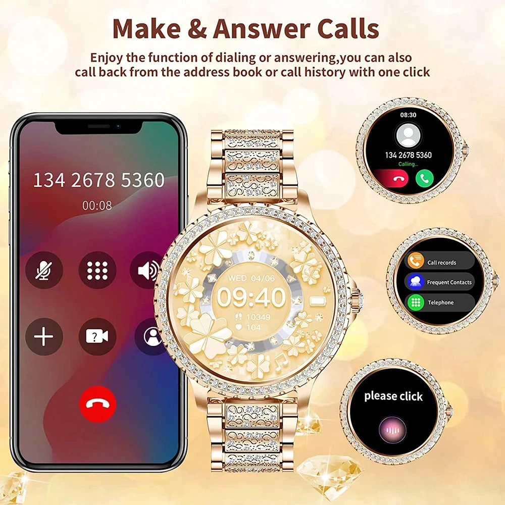 Fashion Luxury Gold Women Smar - Luxury Watch In The World recension och pris